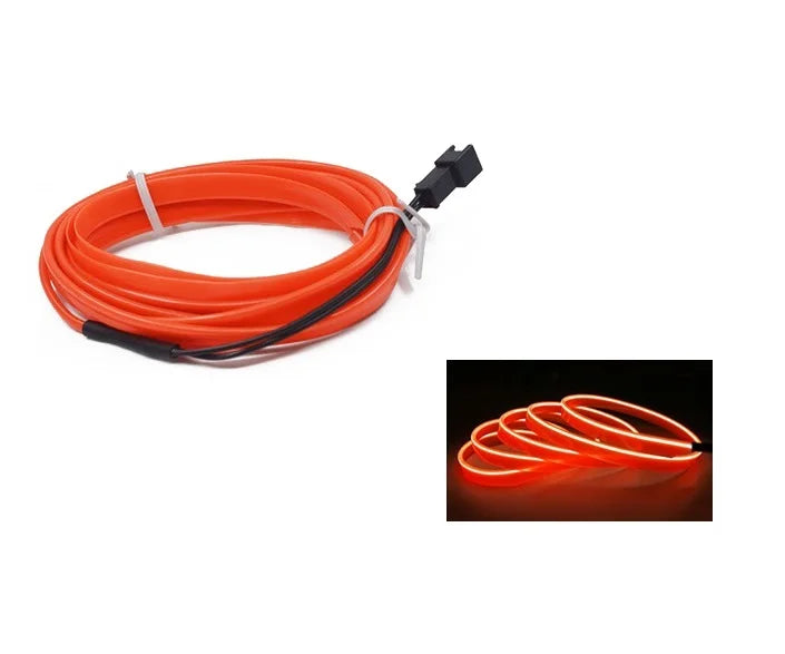 🚗 Neon Ambient LED do Samochodu – Elastyczna Taśma Świetlna Premium