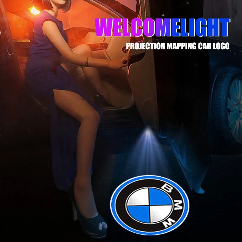 For BMW M F10 F20 F30 X1 F31 F49 E62 F40 F15 F25 F26 E83 E84 Car Door LED HD Welcome Courtesy Shadow Projector Lamp Logo Light