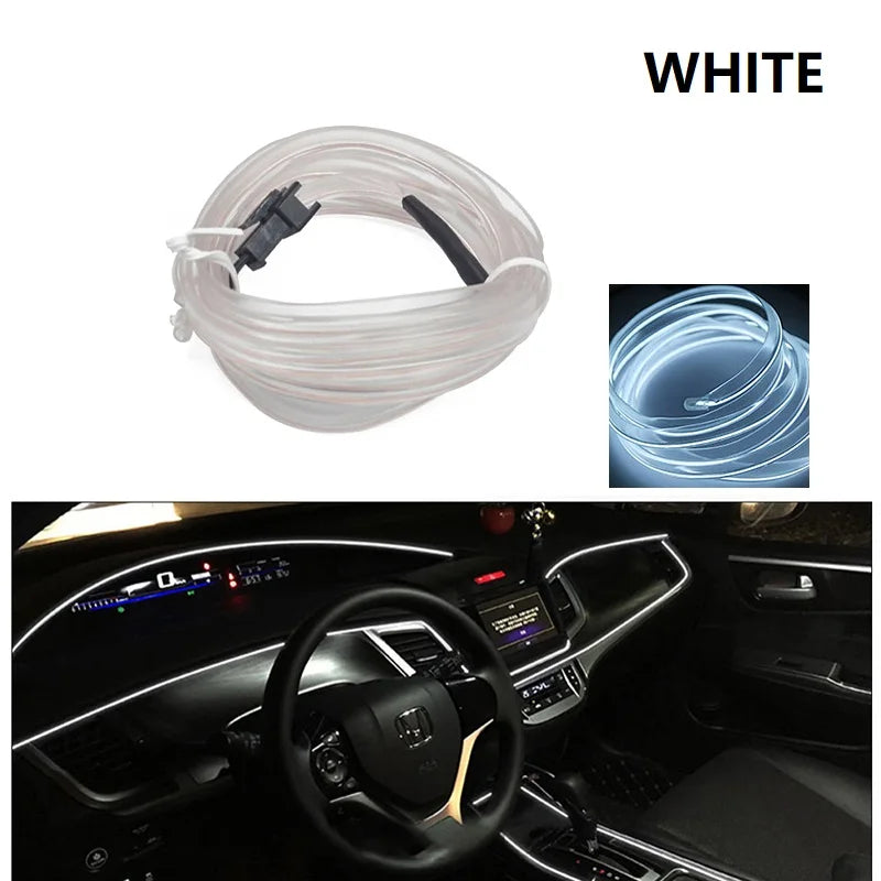 🚗 Neon Ambient LED do Samochodu – Elastyczna Taśma Świetlna Premium