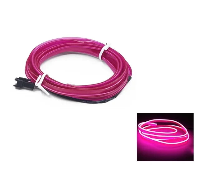 🚗 Neon Ambient LED do Samochodu – Elastyczna Taśma Świetlna Premium