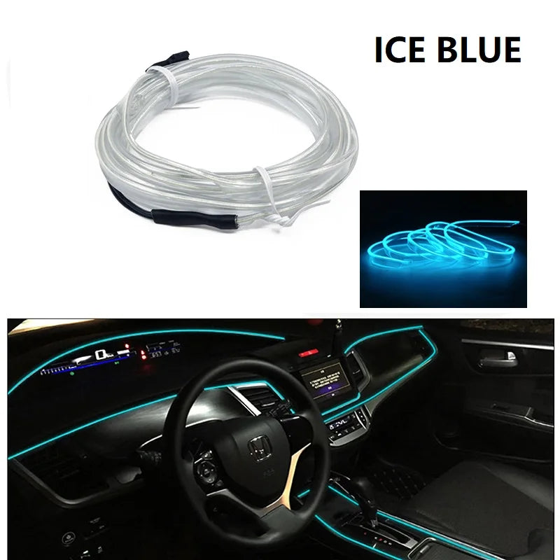 🚗 Neon Ambient LED do Samochodu – Elastyczna Taśma Świetlna Premium