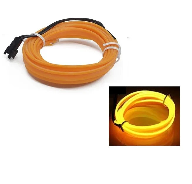 🚗 Neon Ambient LED do Samochodu – Elastyczna Taśma Świetlna Premium
