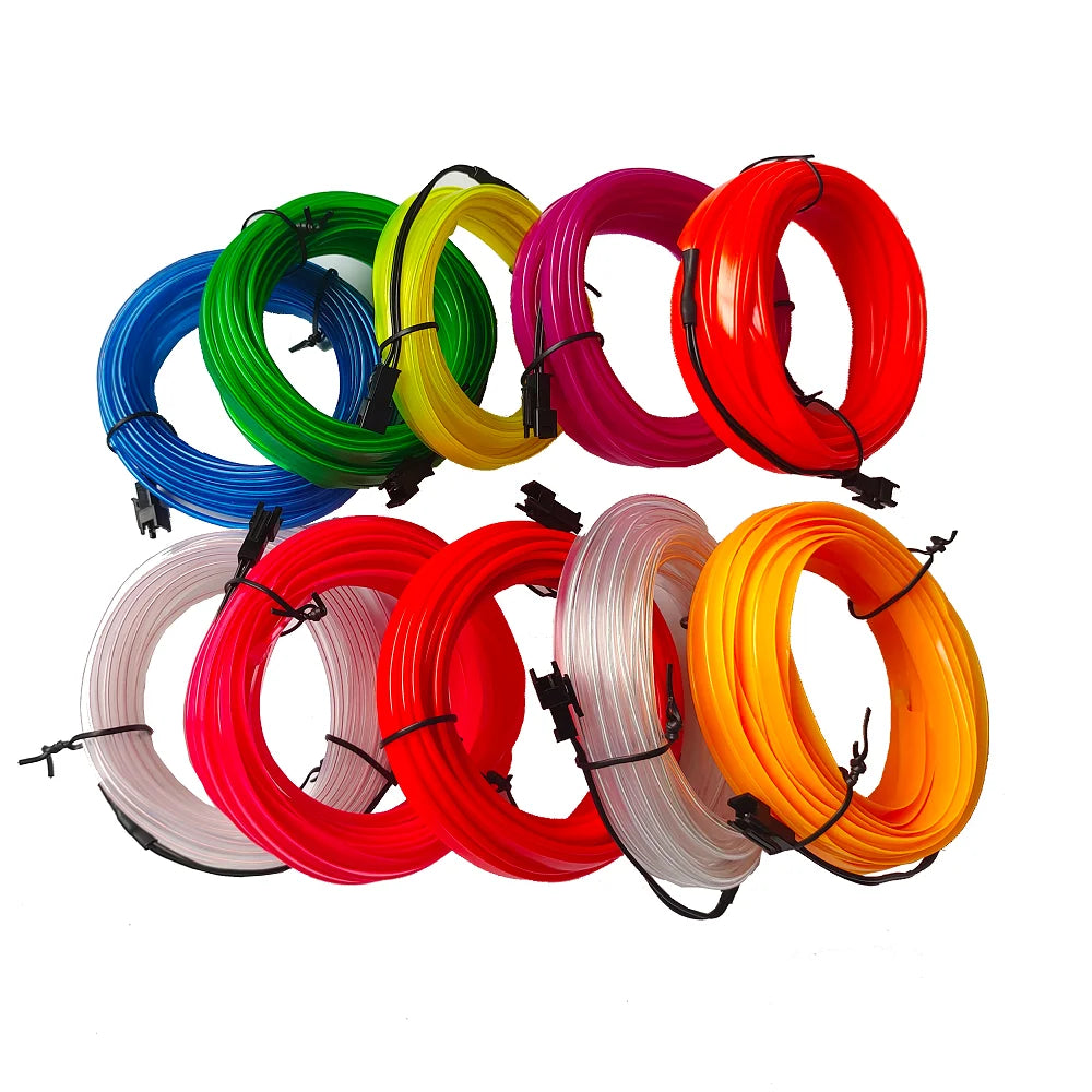 🚗 Neon Ambient LED do Samochodu – Elastyczna Taśma Świetlna Premium